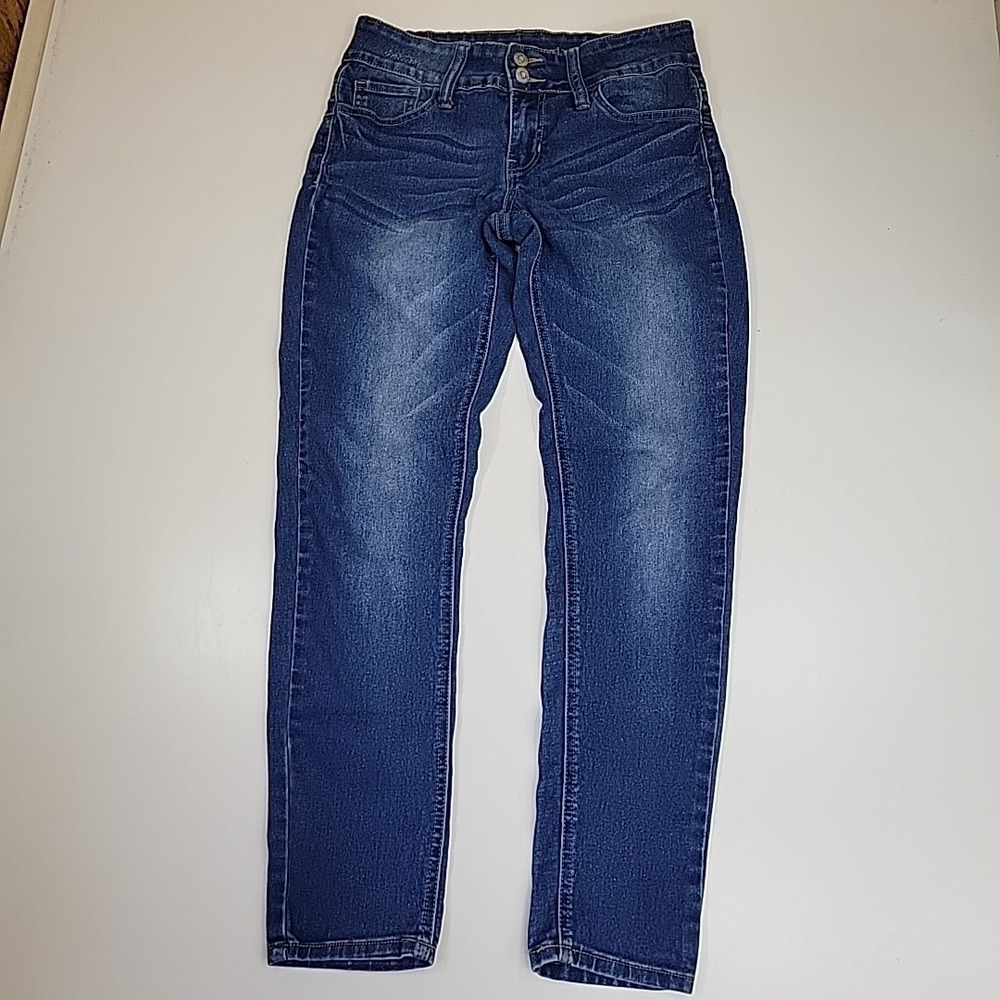 Blue Desire Jeans Womens‎ Size 7 Blue Skinny Medium Rise Medium Wash